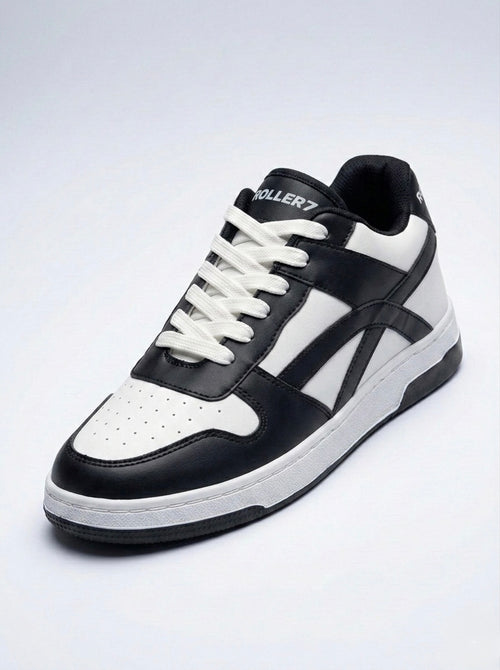 ROLLERZ - Stealth Black Premium Low Top Sneakers For Men