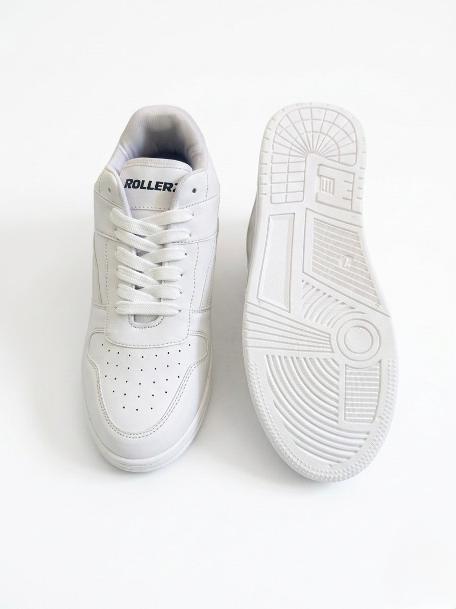ROLLERZ - Frost White Premium Low Top Sneakers For Men