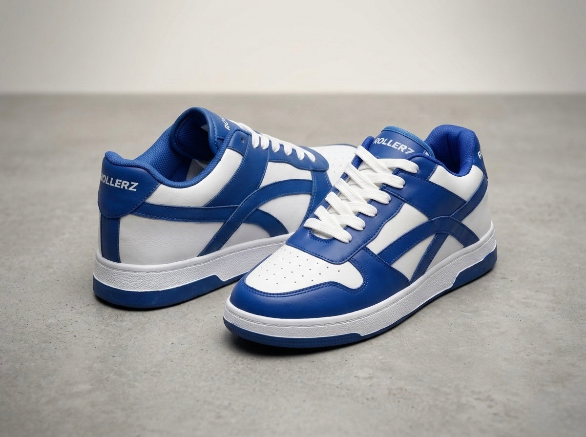 ROLLERZ - Atlantic Blue Premium Low Top Sneakers For Men