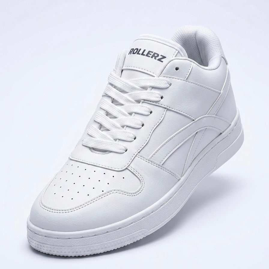 ROLLERZ - Frost White Premium Low Top Sneakers For Men